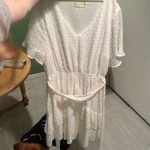 Medium white alterd state dress!